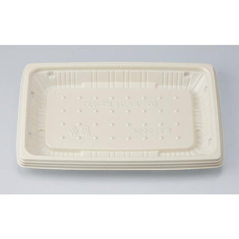【蓋付き】BFコモ惣菜内33(ミルク)本体(N) 【本体800枚・蓋800枚セット】